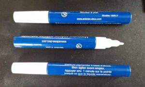 White Paint Fibre Tip Pen for Plant Labels