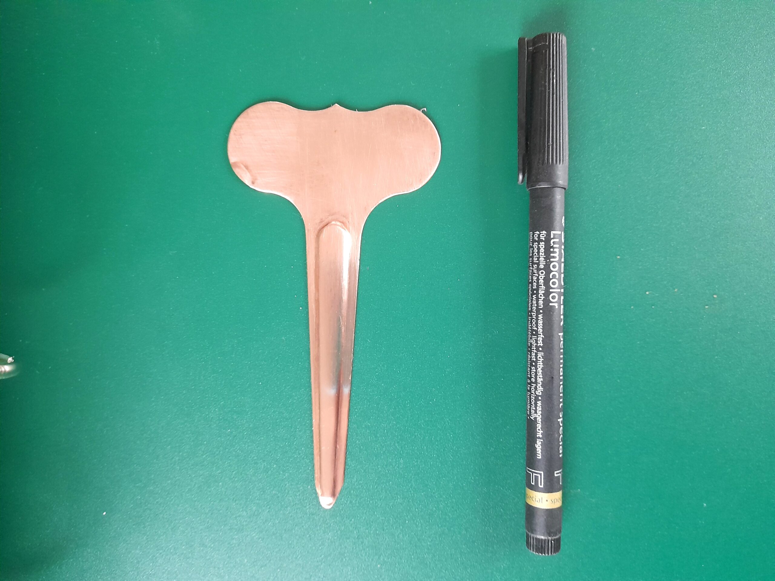 Push In Copper Wide Face Small