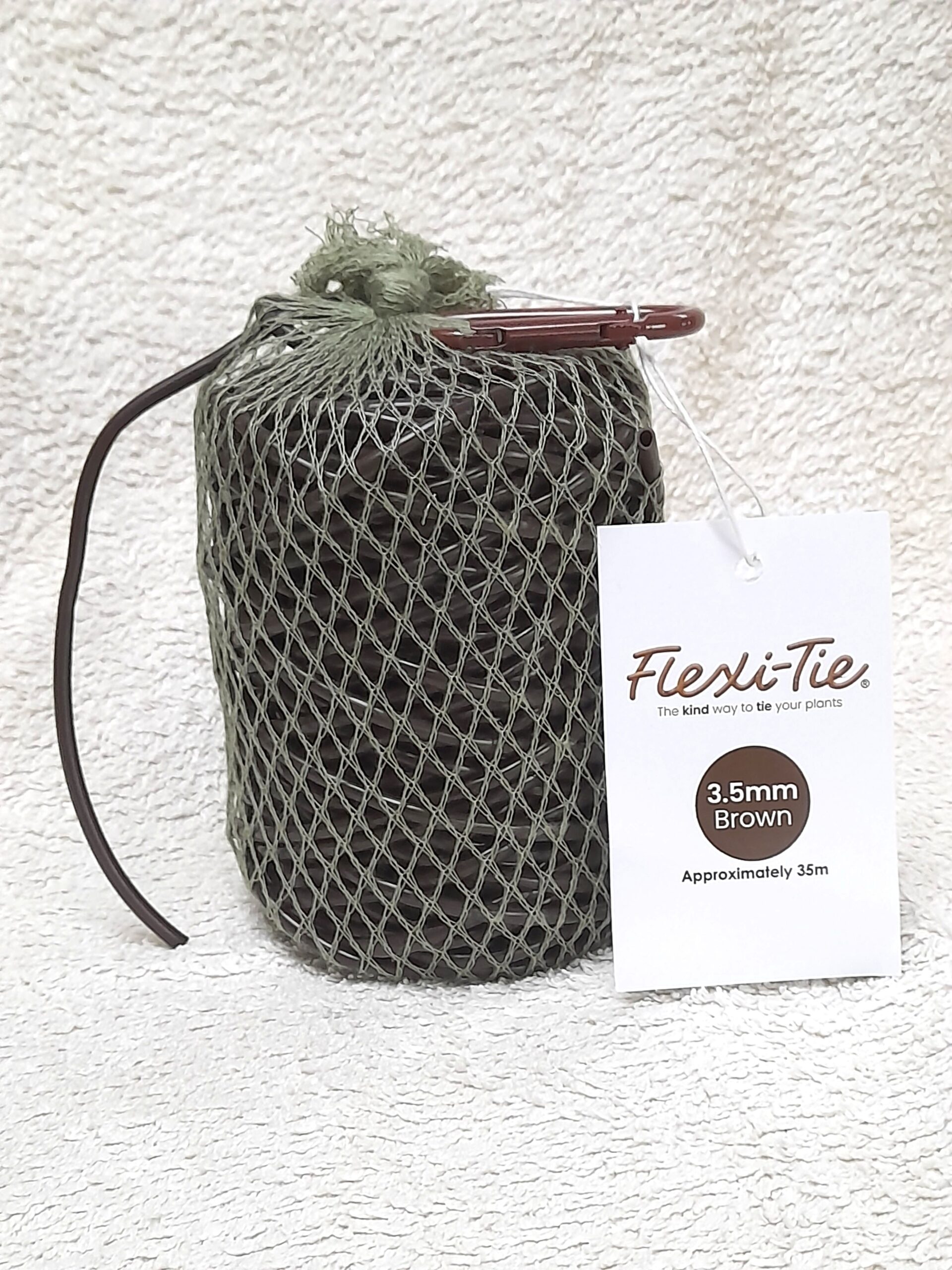 Flexi-Tie 2.5mm or 3.5mm, Brown or Green