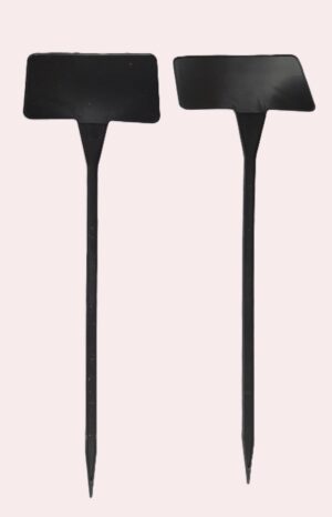 Angle Faced Bed Very Large - 48cm Black Plastic Plant Labels