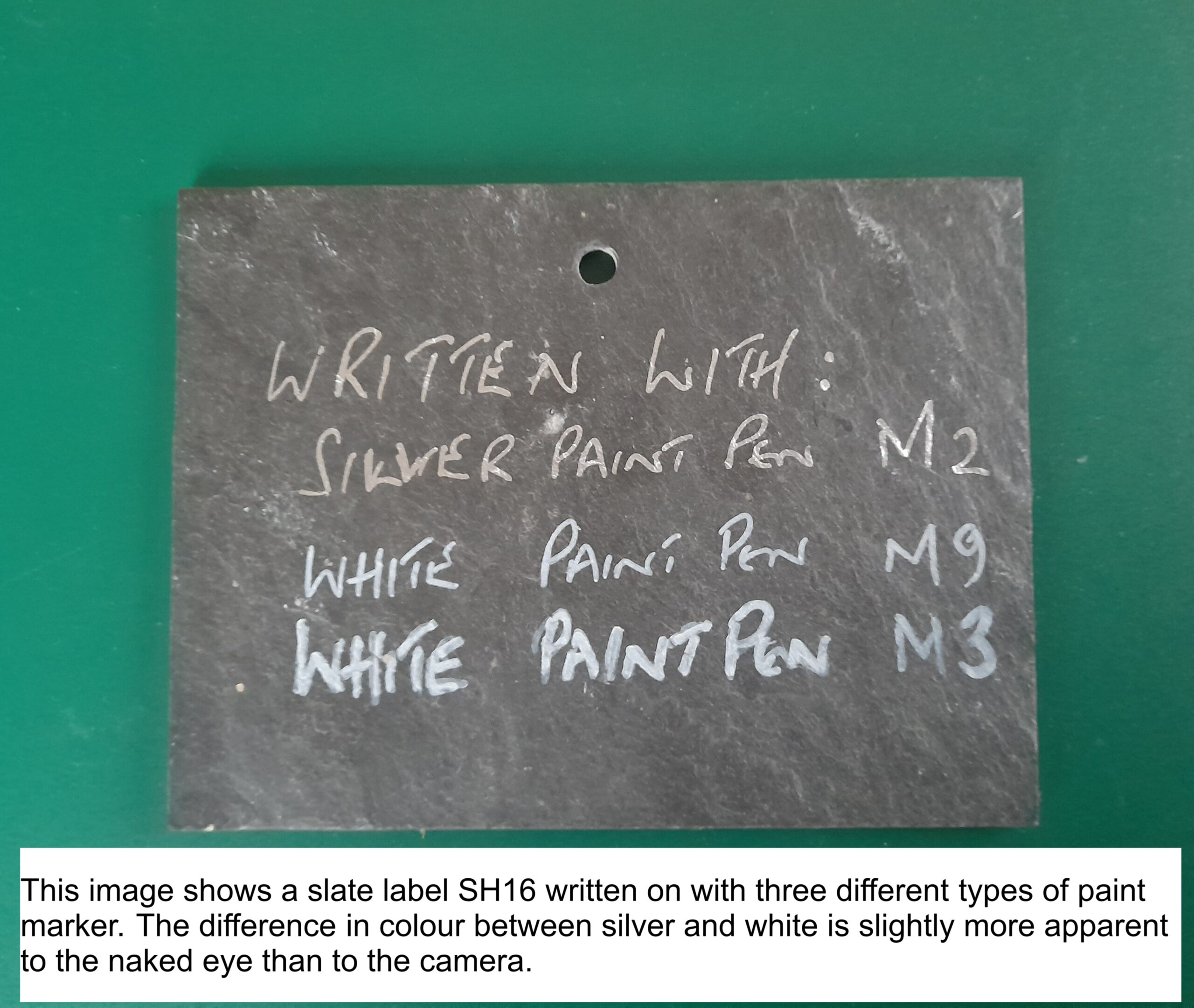 Hang On or Tie On Slate Plant Label - Large - Image 5