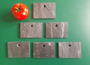 Hang On or Tie On Slate Plant Label - Small