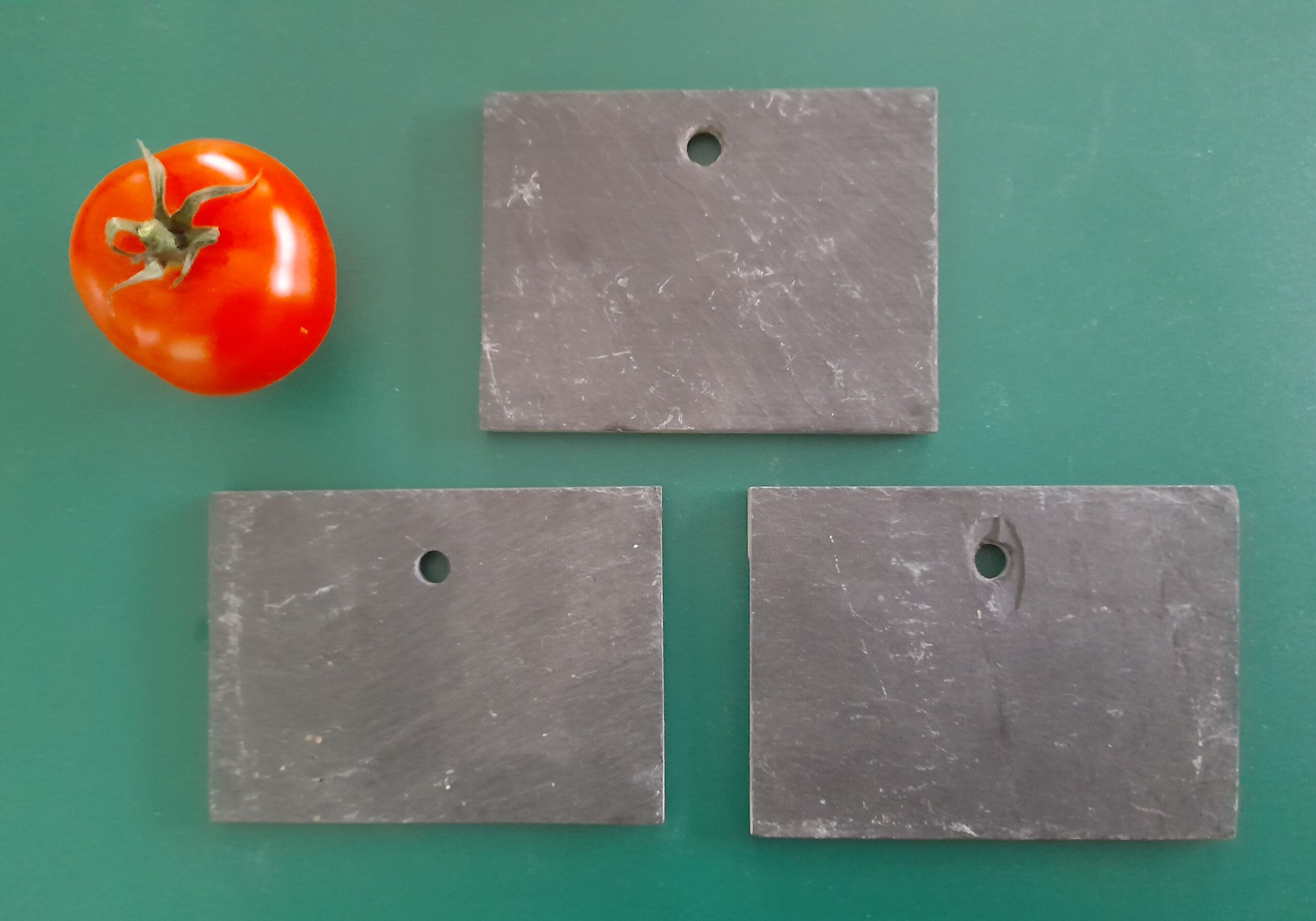 Hang On or Tie On Slate Plant Label - Medium