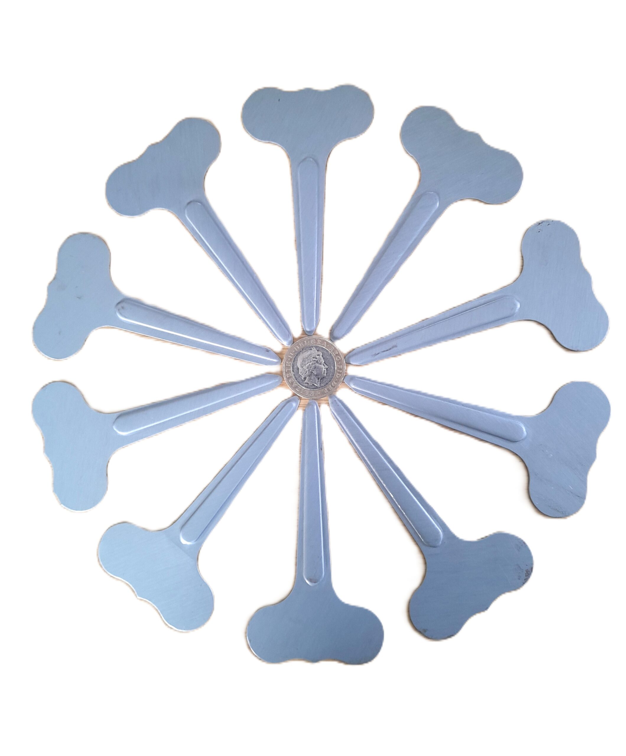 Push In Zinc Wide Face Small - Wartnaby Gardens Range - Image 2