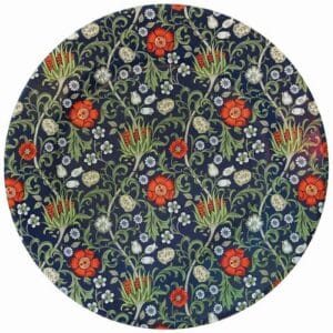 Arts and Crafts - Artichokes with Red Flowers Plate