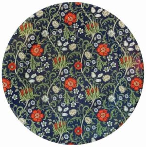 Arts and Crafts - Artichokes with Red Flowers Plate