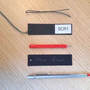 Scratch Off Black Plastic 1