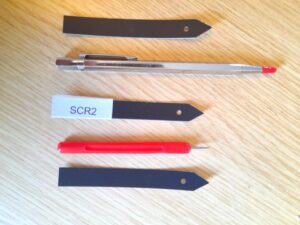 100 x Scratch Off Black Plastic Plant Labels 2